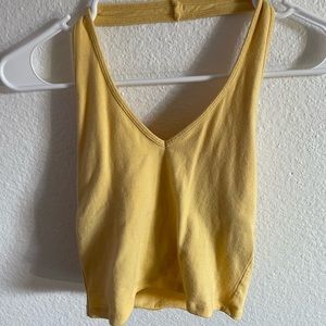 Yellow Halter Top